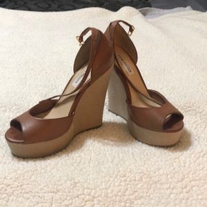 Brown Steve Madden Wedges
